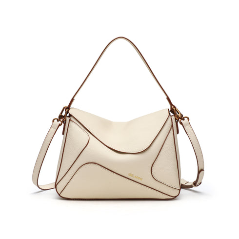 Puzzle Crossbody Bag - White